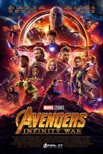 Plakat filmu Avengers: Wojna bez granic